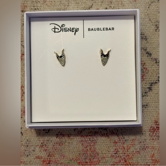 Disney X Baublebar Villain Maleficent Mini Pave Rhinestone Stud Earring - Picture 3 of 5